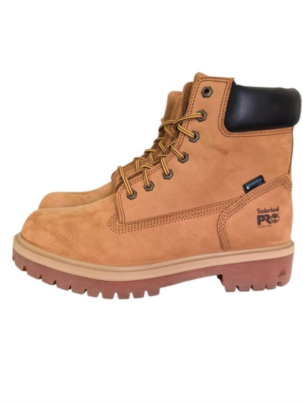Timberland Pro Direct Attach 6" Steel Toe Work Boots Wheat NIB Size 10.5 - Picture 2 of 13